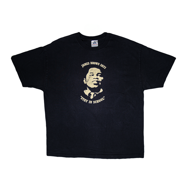 James Brown “Stay in School” Vintage T-Shirt - Size ( XL - 2X )