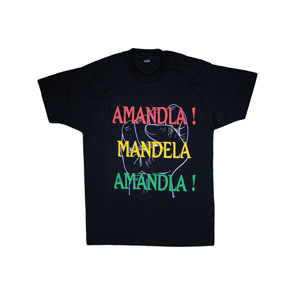 Nelson Mandela “Amandla!” Vintage T-Shirt - Size ( Medium - Large