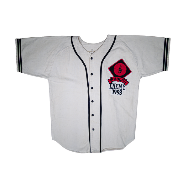 Public Enemy Vintage Baseball Jersey - Size ( Large - XL )